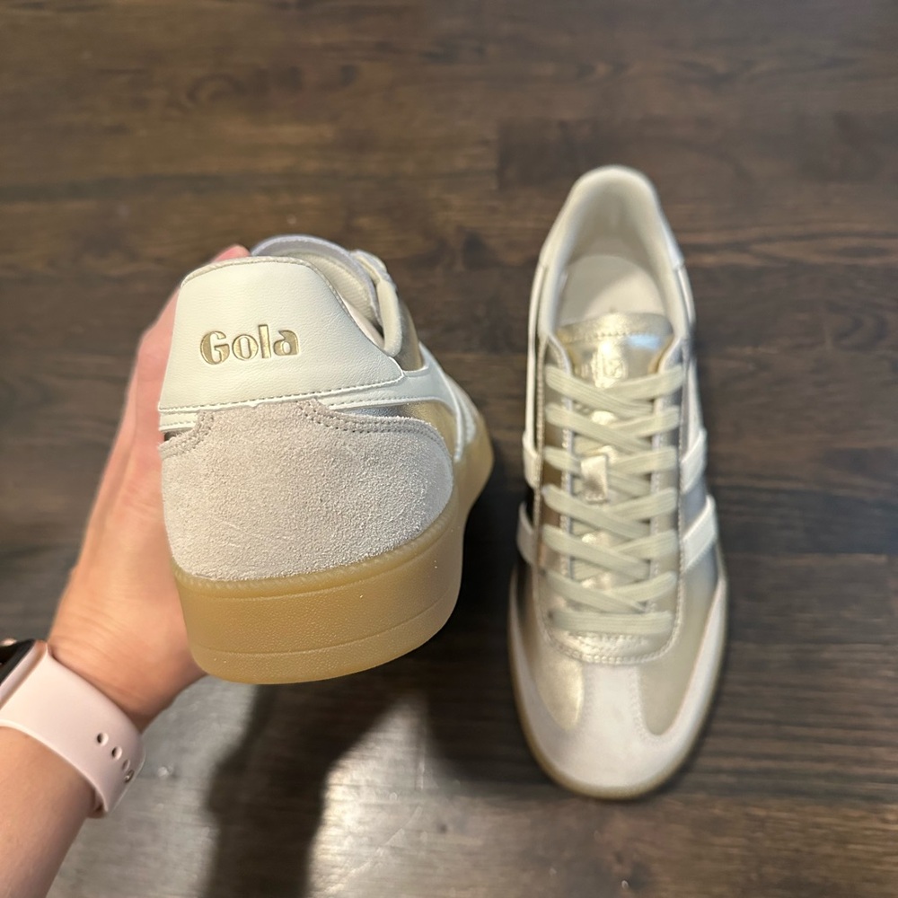 Gola Cream and White Women's Sneakers - Picture 8 of 10